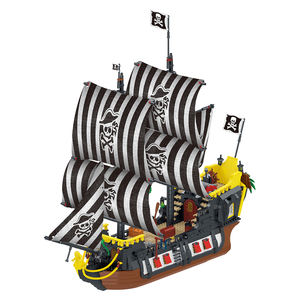 Blocs de construction de bateau à construire, nouvelle collection 031002, <span class=keywords><strong>Barracuda</strong></span> Booty Bay, à vendre - Product Image 3