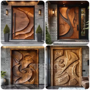 Sécurité extérieure en <span class=keywords><strong>bois</strong></span> massif 3D Relief <span class=keywords><strong>Porte</strong></span> pivotante <span class=keywords><strong>d</strong></span>'<span class=keywords><strong>entrée</strong></span> de luxe <span class=keywords><strong>Porte</strong></span> pivotante marron <span class=keywords><strong>Porte</strong></span> <span class=keywords><strong>d</strong></span>'<span class=keywords><strong>entrée</strong></span> en acier inoxydable - Product Image 6