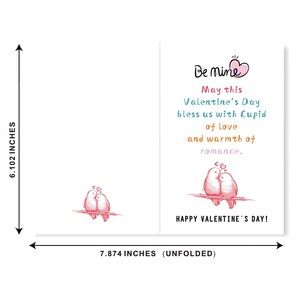 Factory Price Custom <b>Pattern</b> Printed Thank You Card Note Cards for Valentine's Day - Product Image 3