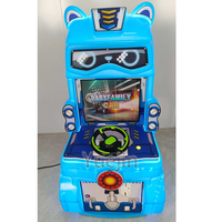 Machine de jeu vidéo de simulation de conduite automobile à monnayeur pour enfants, machine de jeu de course