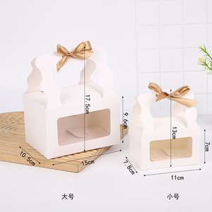 Scatola Regalo Portatile Trasparente con Finestra, Ecologica, per Bomboniere, Cioccolatini, Caramelle e Snack per <span class=keywords><strong>Feste</strong></span> - Product Image 6