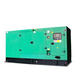 שימוש חירום 50KVA 40KW דיזל גנרטור מפעל כוח AC 220V/240V תלת פאזי 60Hz 1800rpm התחלה אוטומטית אטומה לרעש