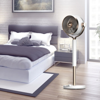 Ventilateur de circulation d'air 3D de 9 pouces Moteur DC Ventilateur Osci Hauteur d'inclinaison réglable Vente en gros Ventilateur sur pied Turbo Force à grande vitesse
