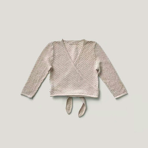 Nouvelle Collection Printemps 2026 – Cardigan en Tricot pour Bébé Fille, Col en V, à Nouer sur le Devant, <span class=keywords><strong>Pull</strong></span> Cache-cœur Respirant à Manches Longues, Manteau Décontracté pour Tout-petits - Product Image 3