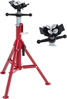 Nouveau support de tuyau professionnel de conception support de tuyau réglable en acier au carbone pour support de soudage cric de tuyau industriel