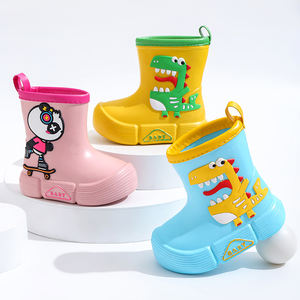 Fabriek Groothandel Kinderen Waterdichte Regenlaarzen Met Dinosaurus Cartoon Ontwerp Eva Licht Gewicht Voor Kinderen En Babys - Product Image 3