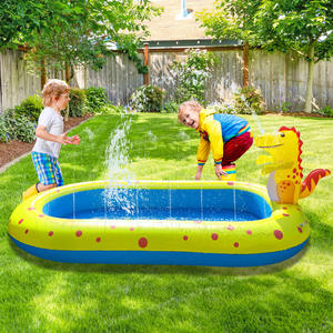 Fuente de <span class=keywords><strong>dinosaurio</strong></span> de PVC espray para césped al aire libre colchón de aire inflable de agua para padres e hijos <span class=keywords><strong>piscina</strong></span> para niños al aire libre - Product Image 2