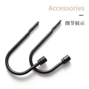 ضمان الرضا ستائر على شكل حرف <span class=keywords><strong>U</strong></span> تحمل الظهر تيباك سبائك الألومنيوم خطافات للاستخدام المنزلي أعمدة الستائر المسارات - Product Image 6