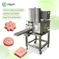 Machine industrielle de moulage de galettes de viande préparées pour la transformation alimentaire