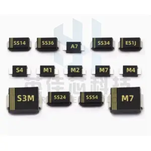 Ss34 Diode schottky Diode Transistor Thương hiệu Mới ban đầu bom một cửa 20V ~ 60V 3.0A ss310 ss36 ss35 ss34 ss33 SS14 Diode