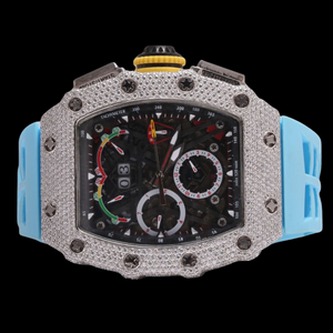 Direct Factory Supply Moissanite Diamond Quartz <b>Watch</b> Men Automatic Look Quartz Movement Stainless Steel <b>Watch</b> <b>for</b> Sale - Product Image 5