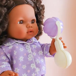 Pyjama en coton vichy rouge à manches longues vêtements de salon décontractés vêtements de poupées <span class=keywords><strong>Minikane</strong></span> - Product Image 4