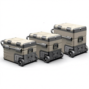 Outdoor Camping <b>Fridge</b> DC12V/24V 220V Car Home Use <b>Portable</b> Freezer Refrigerator 45L With Battery Available DC12V 24V Car Portab - Product Image 1