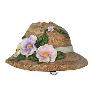 Strand Strohoed Vogelhuisje Of Vogelhut Decor Buiten Voor Handgeschilderde Hangende Vogelnest Tuin Buitenterras Decor - Product Image 2