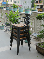 Tables et chaises en bois plastique pour l'extérieur, hôtel, école, balcon, villas de loisirs, cour, café, salon de thé, imperméables et anticorrosion