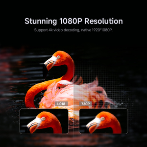 Hotack L018 Full HD 1080P Mini Chiếu Di Động Ngoài Trời Proyector Thông Minh Android Chiếu 4K Cho Kinh Doanh Rạp Hát Tại Nhà - Product Image 3