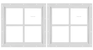 Nhà Máy Giá Trượt Treo Đôi Treo Top Treo Cửa Sổ Trắng PVC Khung Nhựa Vinyl Cửa Sổ Chống Cháy Cửa Sổ Từ Trung Quốc - Product Image 3