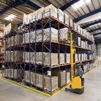 Rayonnages à palettes en acier durable, rayonnages d'entrepôt multifonctionnels, étagères de stockage, systèmes de rayonnages à palettes robustes