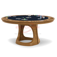 Table de poker de table commerciale de luxe 6 places avec mélangeur Vente directe à prix de gros