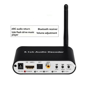 ระบบเสียงเซอร์ราวด์ไร้สาย <span class=keywords><strong>5.1</strong></span> สำหรับบลูทูธ สำหรับ HDTV รองรับ DTS AC3 พร้อมตัวถอดรหัสเสียง <span class=keywords><strong>Dolby</strong></span> <span class=keywords><strong>Digital</strong></span> สำหรับโฮมเธียเตอร์ ผลิตจากพลาสติก - Product Image 3