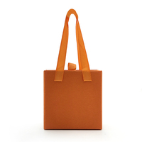 Boîte à Bijoux de Luxe à Poignée en Ruban, avec Doublure en Éponge de Papier Kraft, Revêtement UV, Dorure à Chaud et Logo Imprimé en Estampage, pour Colliers