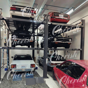 Sistema di Parcheggio Verticale a 4 Montanti Cherish, Sollevatore Idraulico per Garage con Capacità di Carico di 2000kg - Product Image 2