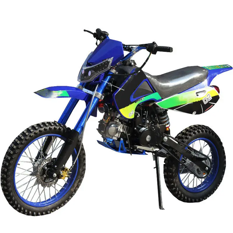 Motorbike 125cc 4 zamanlı hava soğutma Off-Road motosiklet yarış kir bisiklet çapraz motosiklet Dirtbike 125cc