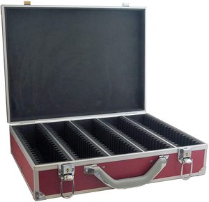 Custodia per orologio in metallo con moneta espositore in alluminio per lastre portamonete NGC ANACS da 100 pezzi - Product Image 2