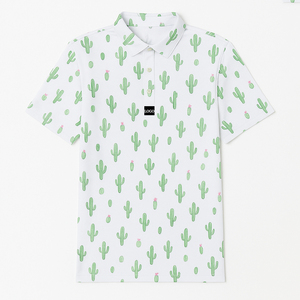 OEM Custom Logo Printed Sublimated Floral <strong>Golf</strong> Polo <strong>Shirt</strong> Custom Polo <strong>Shirts</strong> For Men - Product Image 2
