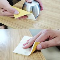 Pexmientas abrasif 320 grain éponge mousse oxyde d'aluminium sable papier éponge rouleau de ponçage