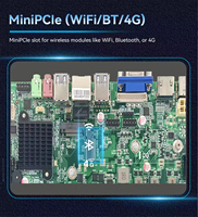 Placa Base ITX H310 LGA1151 de 6.ª, 7.ª, 8.ª y 9.ª Generación, DDR4 de 64 GB, Doble Canal, LAN Gigabit Dual, 12 Puertos COM