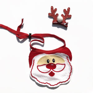 Venta al por mayor Santa Claus Deer Bell Dog Christmas <span class=keywords><strong>Bandana</strong></span> con abrazadera para la cabeza - Product Image 5