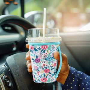 Custom logo Size Reusable Insulated Sublimation Beverage Holder Neoprene Iced Coffee Cup Sleeve Coozies for Cold Drink - Product Image 6