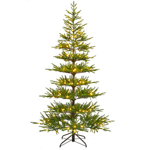 Arbre de Noël artificiel en PE prééclairé en gros Arbres de Noël à charnière pour la décoration - Product Image 2