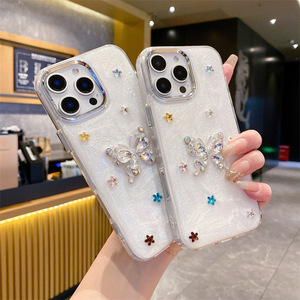 Tpu elettroplacca diamante farfalla modello Glitter Cover posteriore del telefono per Samsung Galaxy S10 S10 Plus - Product Image 3