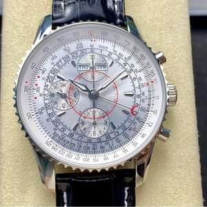 Reloj de Lujo Multifuncional para Hombre con Espejo de Zafiro y Correa de Cuero Genuino, Reloj de Diseño con Calendario - Product Image 2