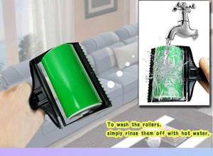 Rouleau anti-peluche lavable 2 en 1, sans peluches, pour les poils d'animaux sur les manteaux en <span class=keywords><strong>laine</strong></span>, les canapés - Product Image 4