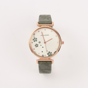 Reloj de Pulsera Clásico Retro de Cuero para Mujer, Reloj de Cuarzo de Moda, Venta al por Mayor - Product Image 4