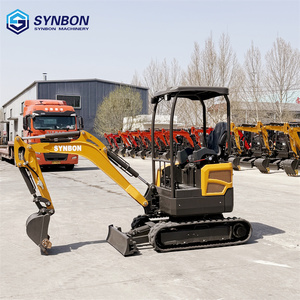 Miễn phí vận chuyển synbon sy602 CE EPA cho động cơ bánh xích mini máy xúc 2 tấn kyb thành phần trang trại Mini Bagger ngón tay cái xô - Product Image 5