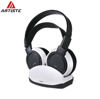 Casque TV sans fil 2,4 GHz, circum-auriculaire, avec bandeau, Hi-Fi, rechargeable