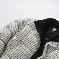 LAYENNE Manteau matelassé épais de créateur pour homme, doudoune d'hiver à fermeture éclair pour homme