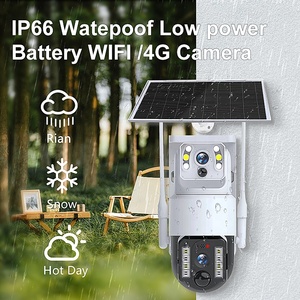 Cámara de Seguridad Solar 8MP 4K con Doble Lente, Ranura para Tarjeta SIM Wifi/4G, Cámara PTZ 360 CCTV, Cámara Web con Visión Nocturna y Reflector <span class=keywords><strong>V380</strong></span> - Product Image 5