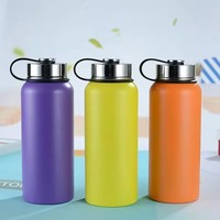 Produits Mazons Thermos à vide sport à double paroi en acier inoxydable à large ouverture 32 oz/40 oz