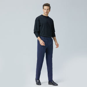 Ultimo Disegno Alla Moda Casual Ufficio Navy Blu Vestito di Pantaloni Pantaloni per Gli Uomini - Product Image 3