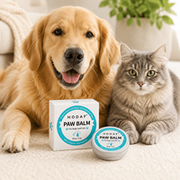 Baume hydratant pour pattes de chien et de chat, protection contre les gerçures, soin apaisant à la cire naturelle pour animaux de compagnie