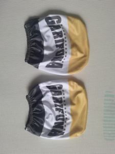 Эластичный экологичный чехол-накладка на подголовник автомобильного сиденья с флагом Гватемалы и индивидуальной печатью для внедорожников и грузовиков - Product Image 2