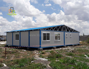 Toppre 40ft Container vận chuyển giá rẻ Casa đúc sẵn container nhà Modular có thể tháo rời căn hộ container xây dựng - Product Image 1
