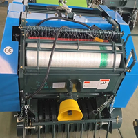 Petite presse à balles ronde avec moteur pour foin, paille et herbe |   Mini presse à balles mobile