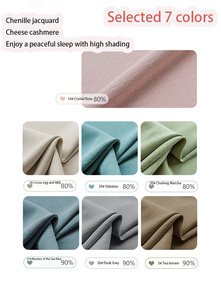 Chất Lượng Cao Mềm Hà Lan Nhung Vải 100% <span class=keywords><strong>Polyester</strong></span> Bọc 465gsm Màn Nâu Chenille Jacquard Rèm Vải Dệt - Product Image 6