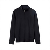 Sweat-shirt à col roulé pour homme, pull à fermeture éclair, veste d'hiver, tricot uni, impression numérique, respirant, coupe-vent